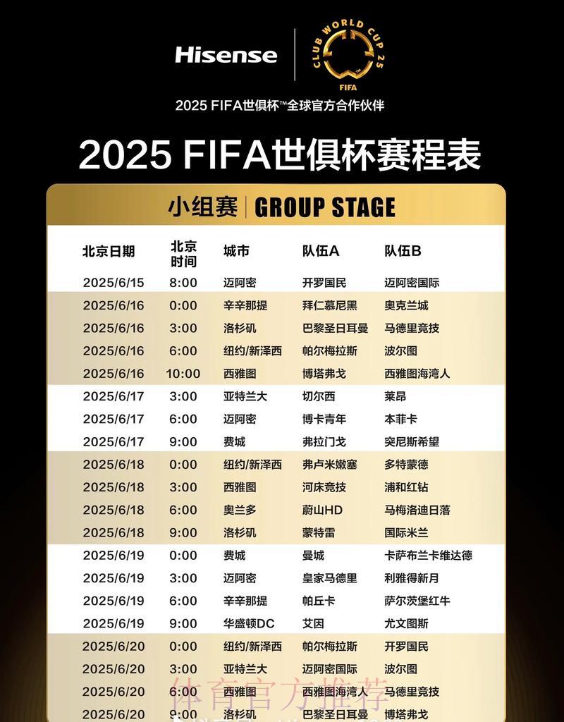 世界杯赛程安排与竞赛规则全面解读