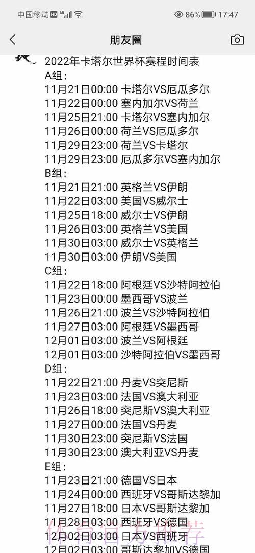 世界杯赛程深度解读与赛果全面预测