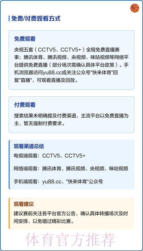 零花费收看世界杯高清赛事直播完整指南